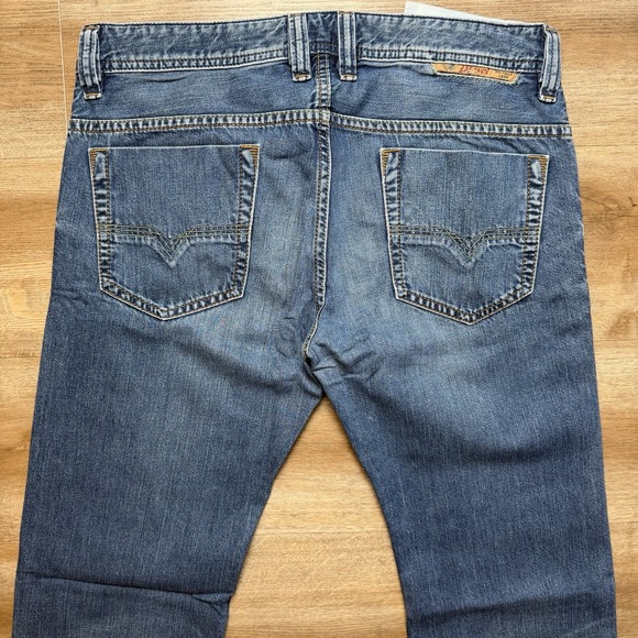 Diesel Safado Jeans Men 32x34 Blue Slim Straight Cotton Designer 0807U (Tag30) - Picture 4 of 15